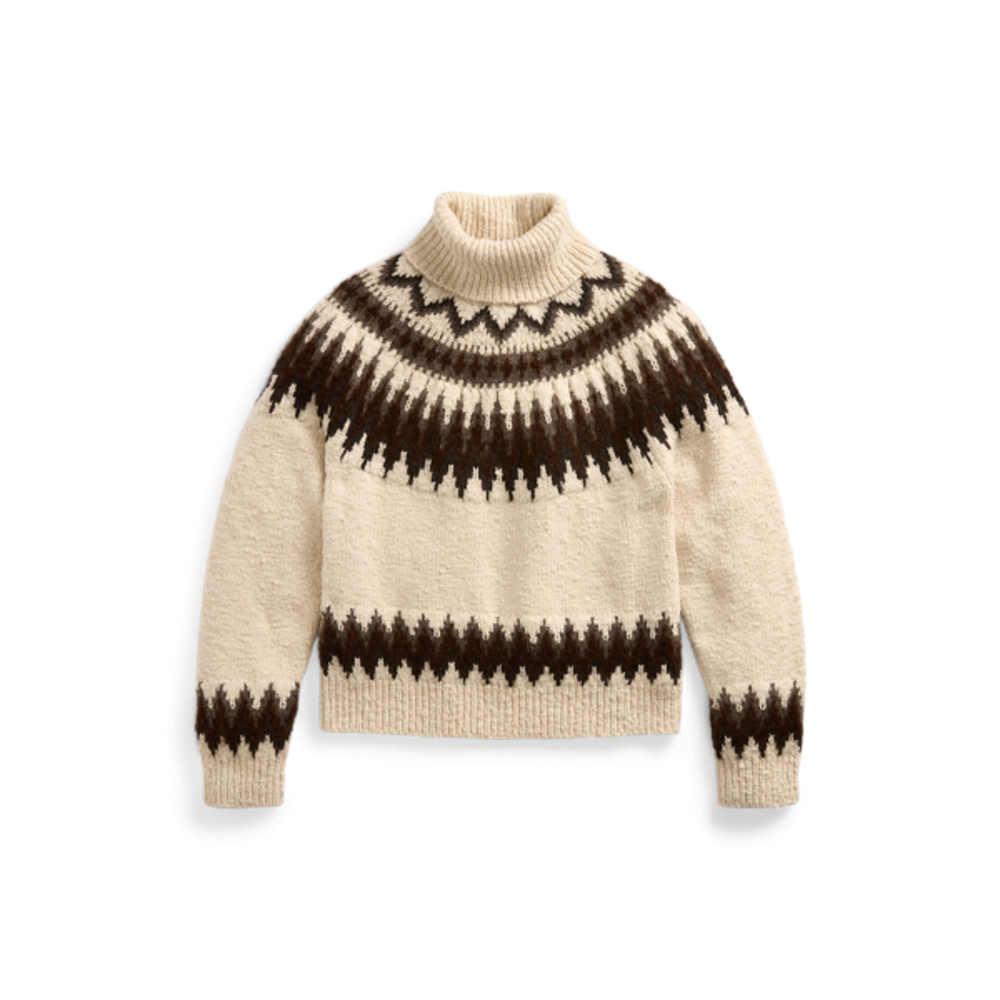 Fair Isle Wool-Blend Turtleneck